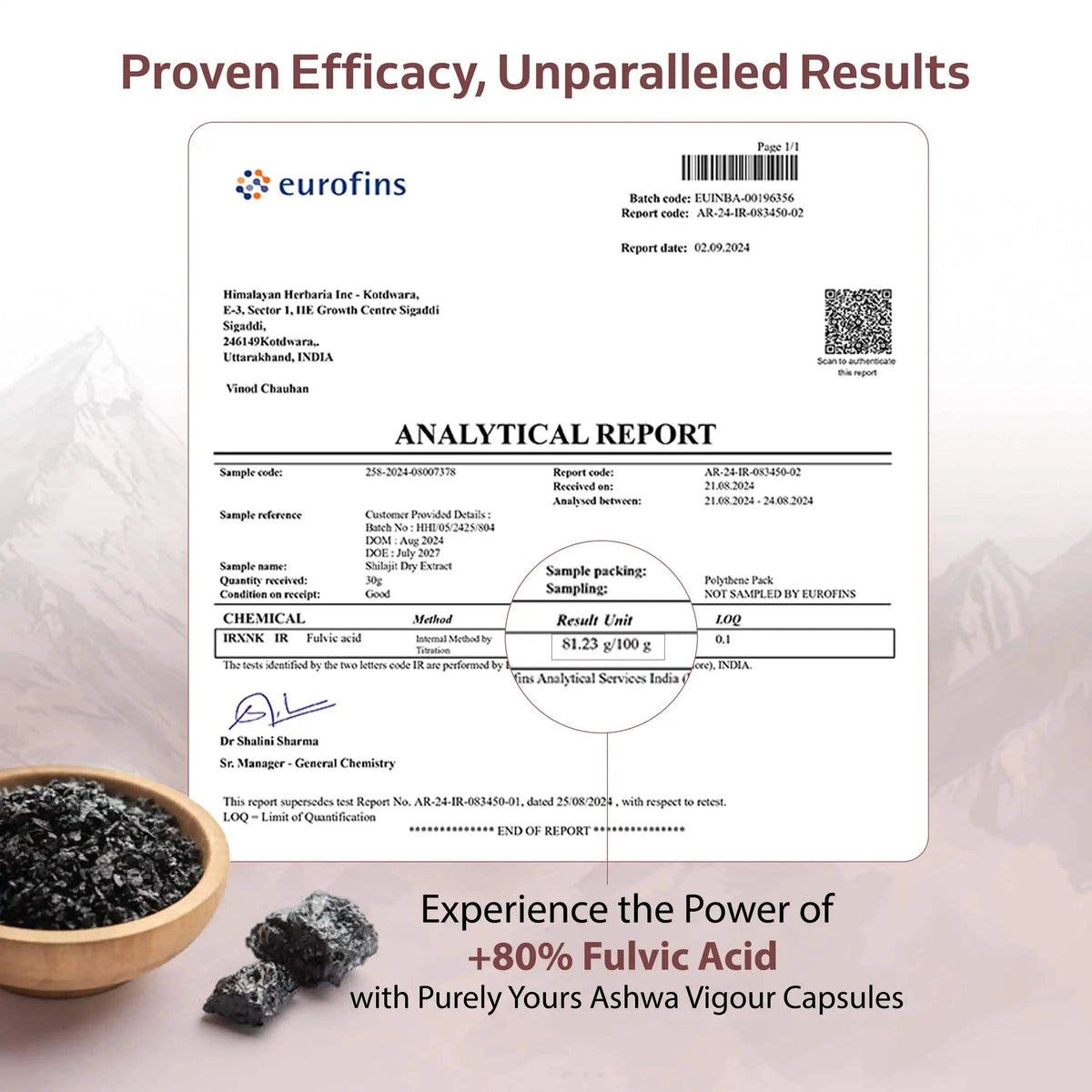 Ashwa Vigour Himalayan Shilajit
